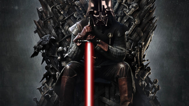 Man sitting iron throne sword #4 free wallpaper - medium preview image