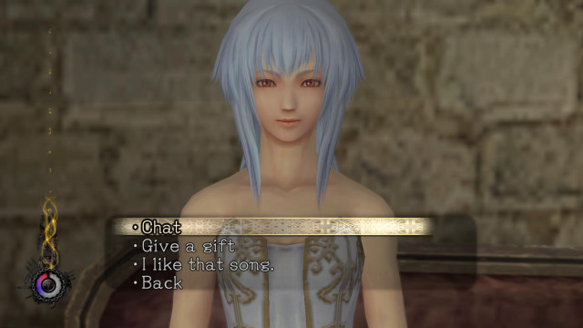 Blue hair white dress video free wallpaper - medium preview image