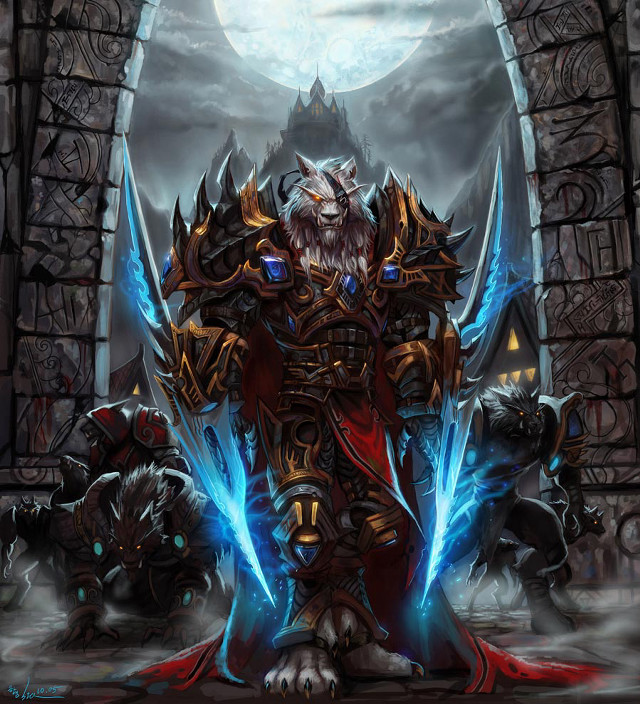 Demonic demon blue eyes large free wallpaper - medium preview image