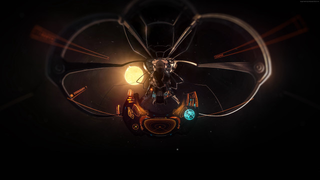 Futuristic machine lightbulb clock design free wallpaper - medium preview image