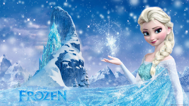 Frozen princess hand snowy mountain free wallpaper - medium preview image