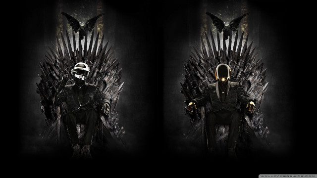Man sitting iron throne bird free wallpaper - medium preview image
