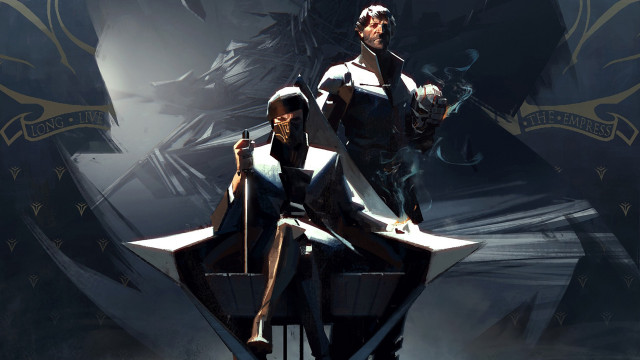Man woman chair futuristic environment free wallpaper - medium preview image