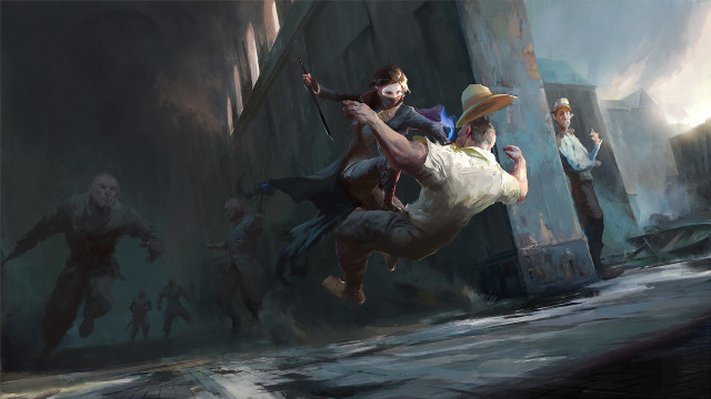 Man falling building hat people free wallpaper - medium preview image