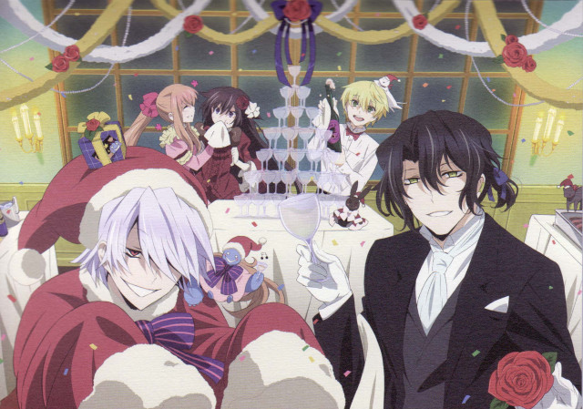Group people table cake center free wallpaper - medium preview image