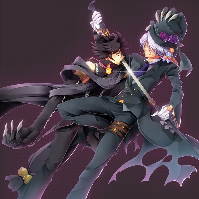 Anime fight dark room purple free wallpaper - medium preview image
