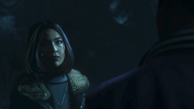 Woman dark room man black free wallpaper for desktop - medium preview image