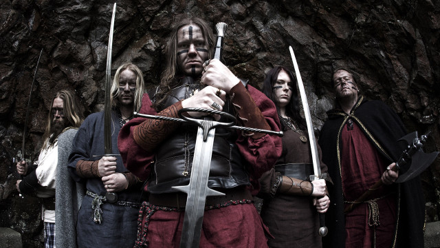 Men armor swords group standing free wallpaper - medium preview image
