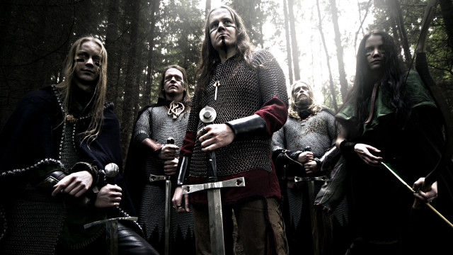 Medieval men forest swords costumes free wallpaper - medium preview image