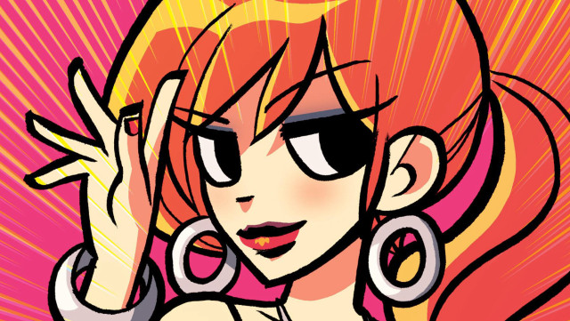 Cartoon girl pink hair hoop free wallpaper - medium preview image