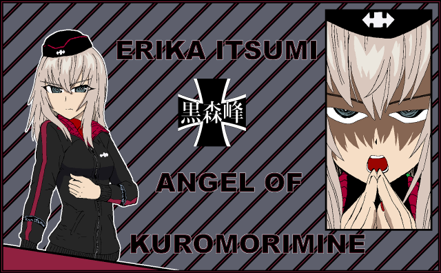 Arkatatsuumi angel kuro military portrait free wallpaper - medium preview image