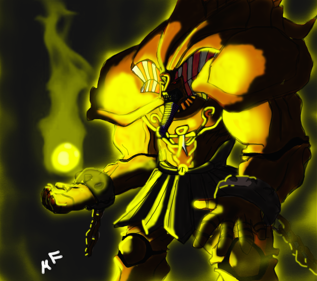 Yellow creature epsylon point shock free wallpaper - medium preview image