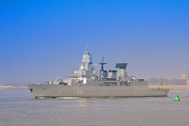 Battleship ocean buoy water floating free wallpaper - medium preview image