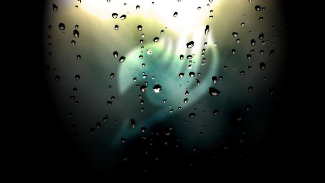 Window water drops black background free wallpaper - medium preview image