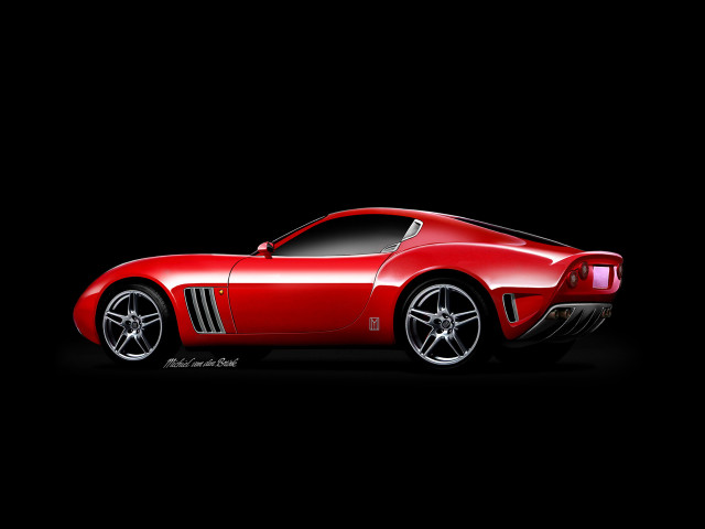 Red sports car black background #7 free wallpaper - medium preview image