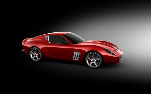Red sports car black background #17 free wallpaper - medium preview image