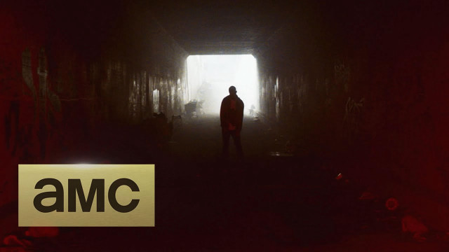 Man standing dark tunnel amc free wallpaper - medium preview image