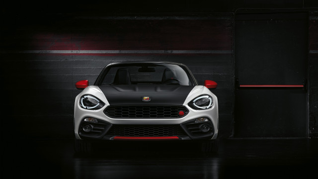 White black car garage redlight free wallpaper - medium preview image