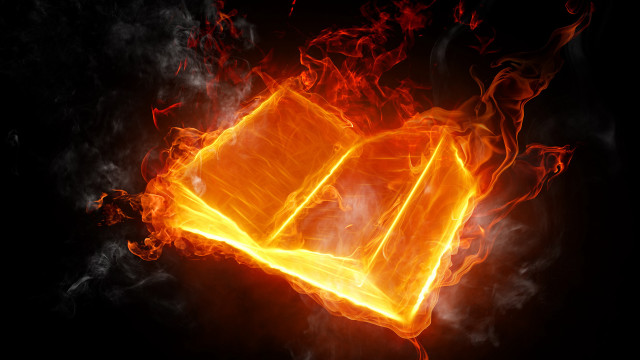 Fire black background red yellow #2 free wallpaper - medium preview image