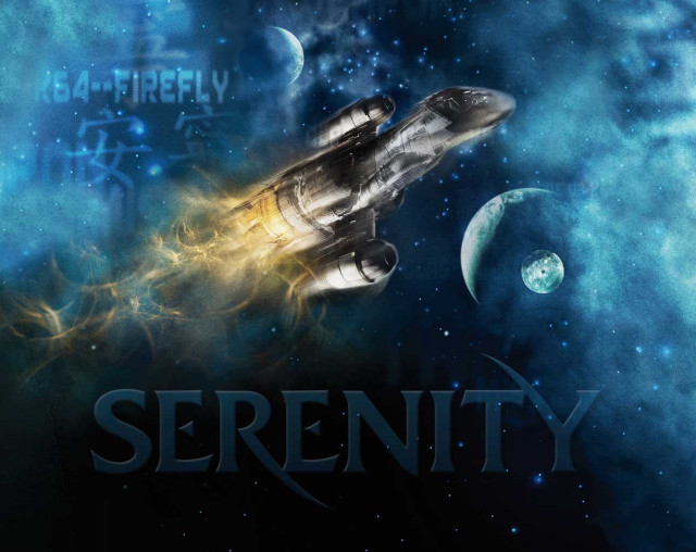 Spaceship flying sky caption serenity free wallpaper - medium preview image