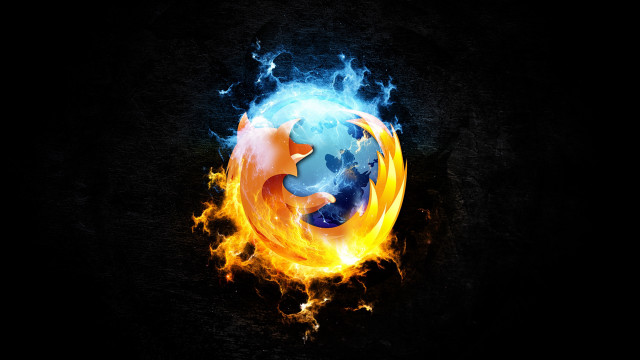 Fire ice logo black background free wallpaper - medium preview image