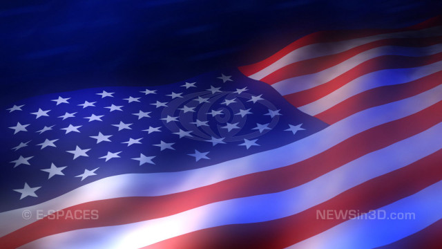 Flag closeup blurry background blue free wallpaper for desktop - medium preview image