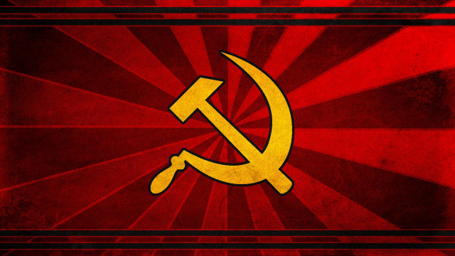 Red yellow background hammer sick free wallpaper - medium preview image