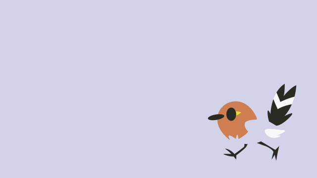 Black white bird red head free wallpaper - medium preview image