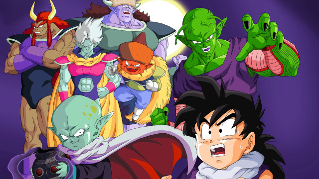Cartoon characters purple background repeated free wallpaper - medium preview image