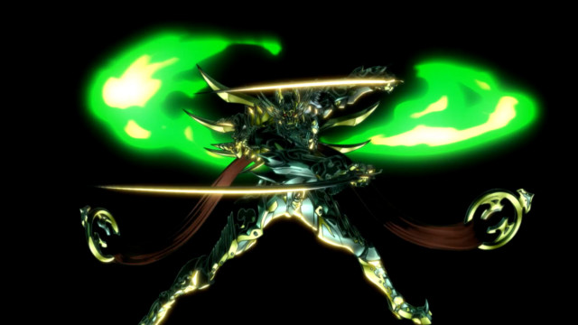 Sword green light person black free wallpaper - medium preview image