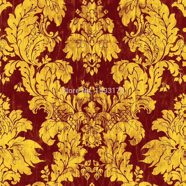 Yellow red wallpaper large flower free wallpaper - medium preview image