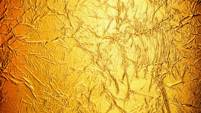 Gold surface closeup pattern lines free wallpaper - medium preview image