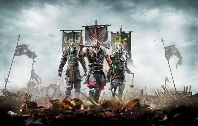 Knights flags cloudy sky background free wallpaper - medium preview image