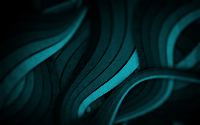Black blue wavy lightblue ambient free wallpaper - medium preview image