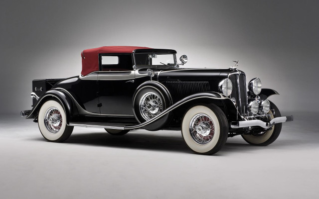 Old model car red top free wallpaper - medium preview image