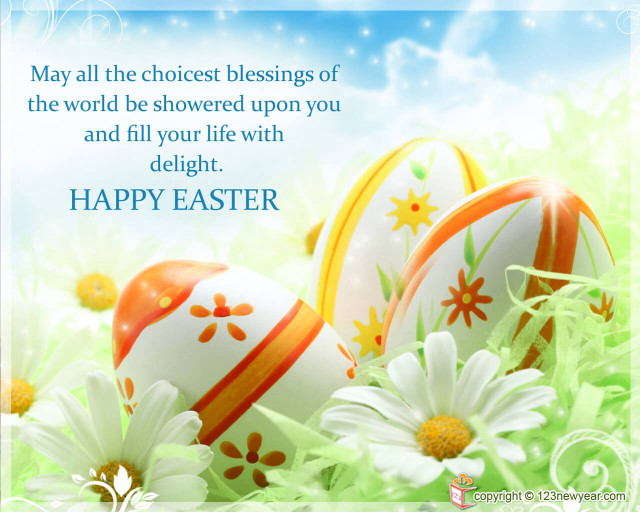 Eggs grass flowers easter quote free wallpaper - medium preview image