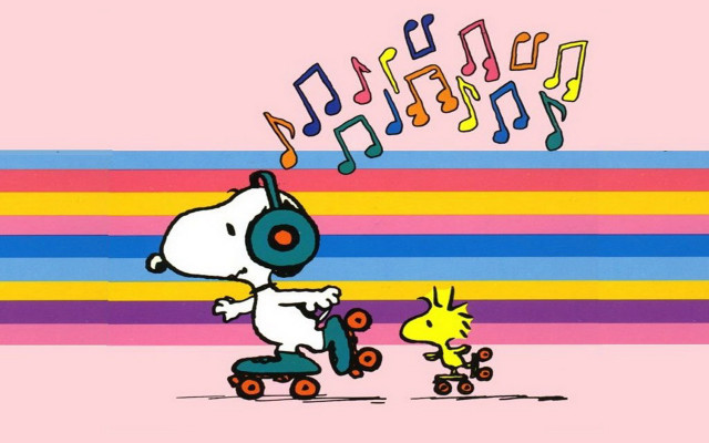 Cartoon character skateboard dog music free wallpaper - medium preview image