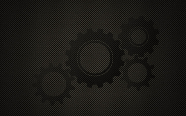 Two gears black background shadow free wallpaper - medium preview image