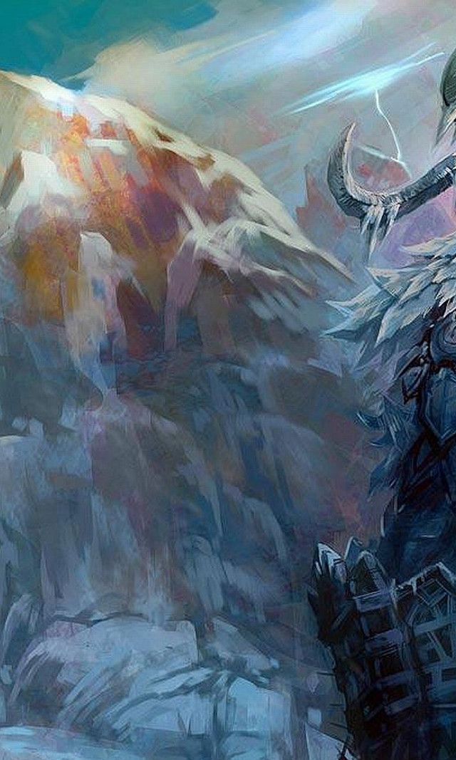 Man horned head horned face free wallpaper - medium preview image