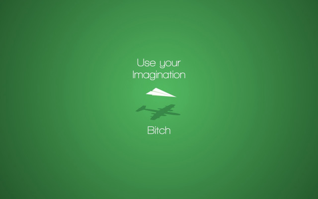 Green plane imagination birch surrealism free wallpaper - medium preview image