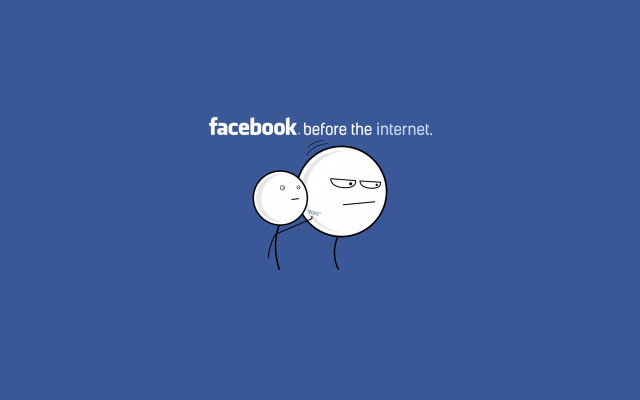 Facebook logo balloons caption before free wallpaper - medium preview image