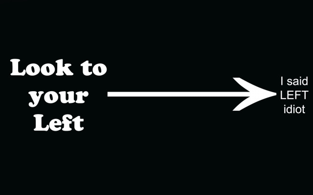 Black white arrows left right free wallpaper - medium preview image