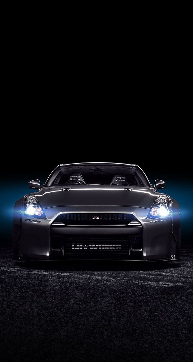 Black sports car night starry free wallpaper - medium preview image