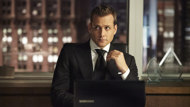 Man suit desk laptop window free wallpaper - medium preview image