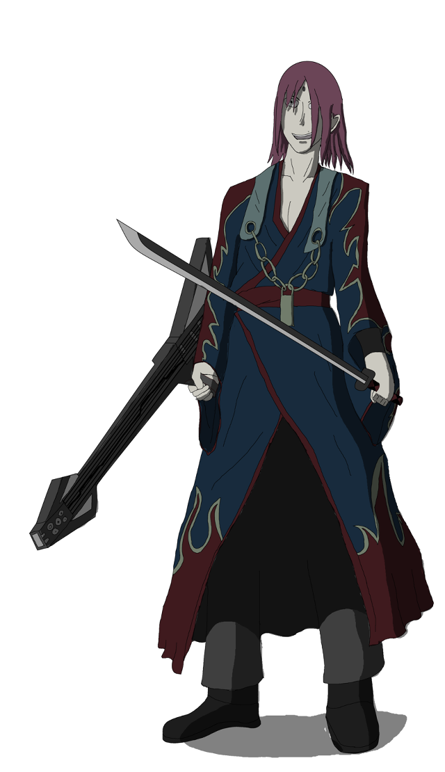 Man bluecoat sword ufotable eizankikukawa free wallpaper - medium preview image