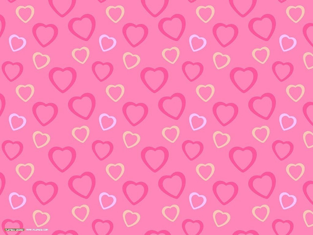 Pink background hearts pattern image free wallpaper - medium preview image