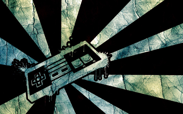 Boombox grungy blackwhite pixelart graffiti free wallpaper - medium preview image