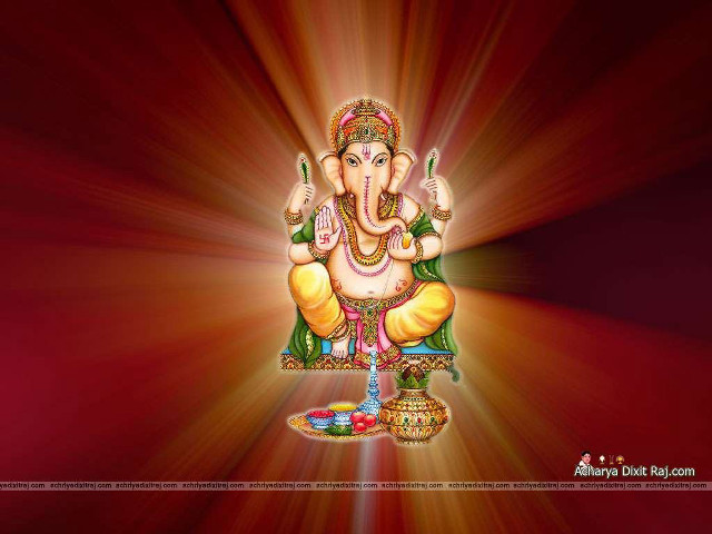 Gandap red background white border free wallpaper - medium preview image
