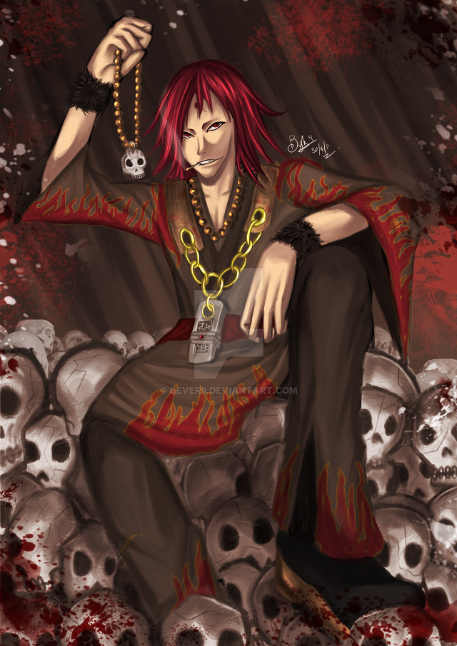 Man red hair sitting pile free wallpaper - medium preview image