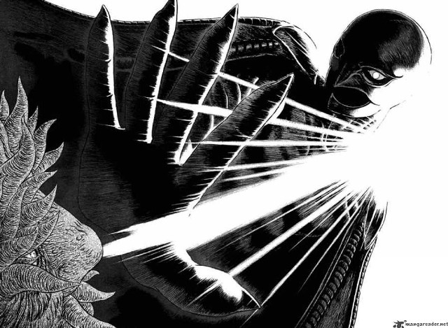 Black white drawing person knife free wallpaper for desktop - medium preview image